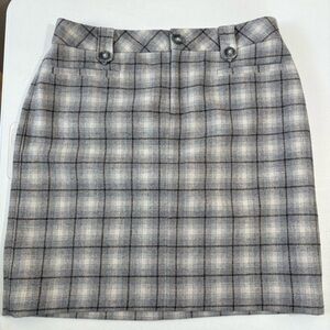 Eddie Bauer Womens wool blend pencil Skirt size 6